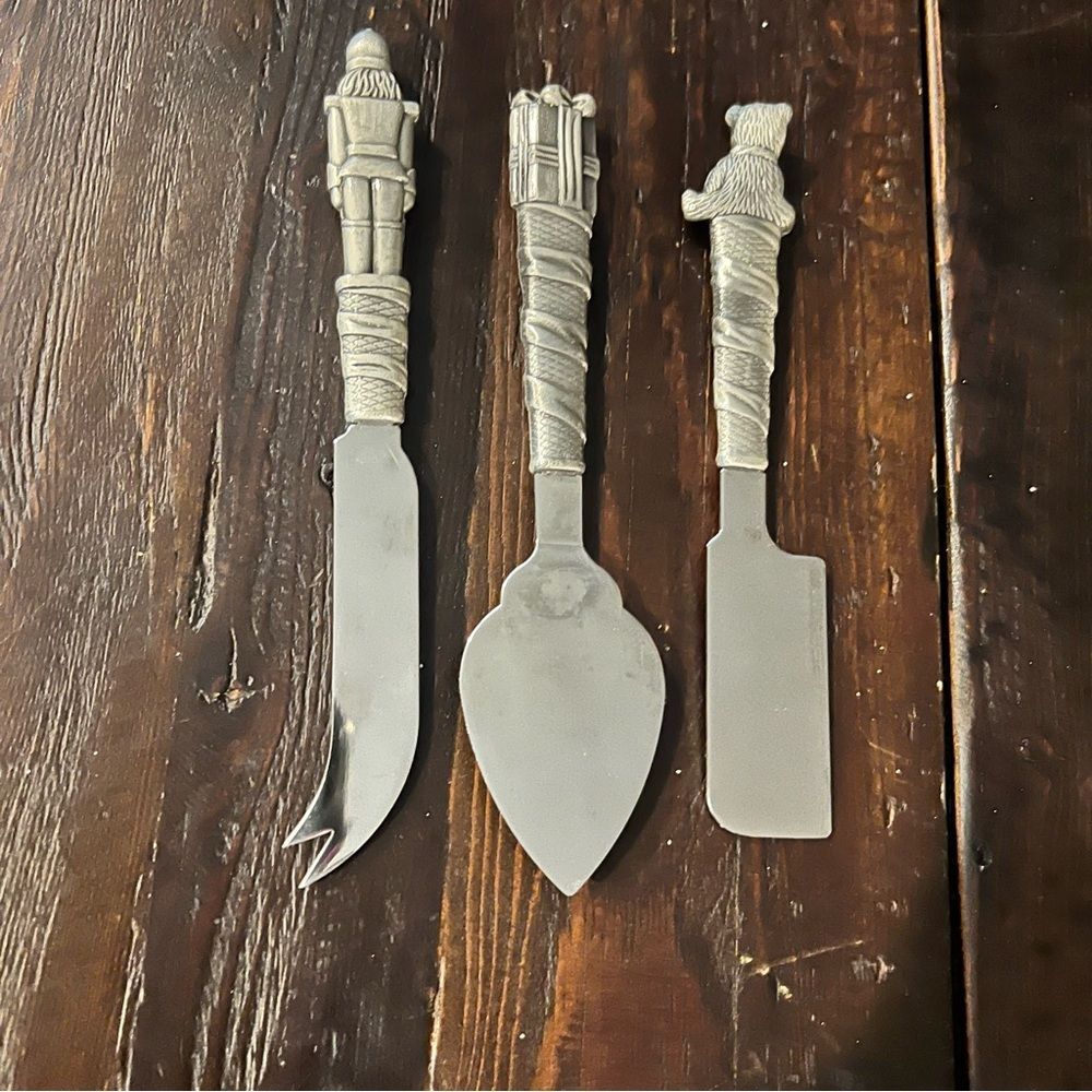 Antique Toy 3 piece Cheese Set